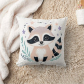 ベビーカスタムラクーン子供部屋ボホピロー クッション (ブランケット)