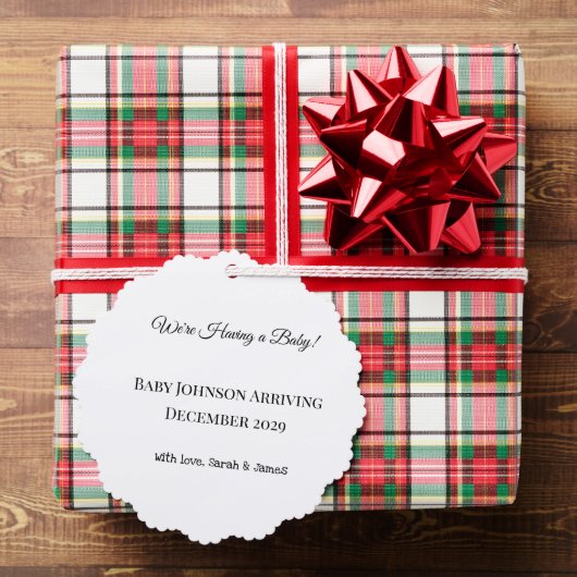 ベビーカスタムリビールカード オーナメントカード (インサイチュ (ギフト))