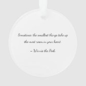 ベビーカスタムリビールカード オーナメント (裏面)