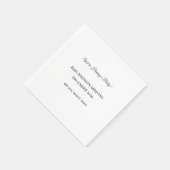 ベビーカスタムリビールカード スタンダードカクテルナプキン (角)