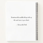 ベビーカスタムリビールカード ノートブック (裏面)