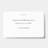 ベビーカスタムリビールカード バッジ (裏面)