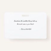 ベビーカスタムリビールカード バッジ (裏面)