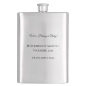 ベビーカスタムリビールカード フラスク (正面)