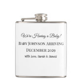 ベビーカスタムリビールカード フラスク (正面)