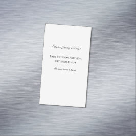 ベビーカスタムリビールカード マグネット名刺