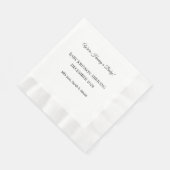 ベビーカスタムリビールカード 縁ありランチョンナプキン (角)