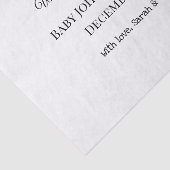 ベビーカスタムリビールカード 薄葉紙 (詳細)