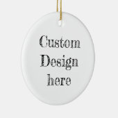 ベビーカスタム初めてのクリスマスバウブル セラミックオーナメント (右)