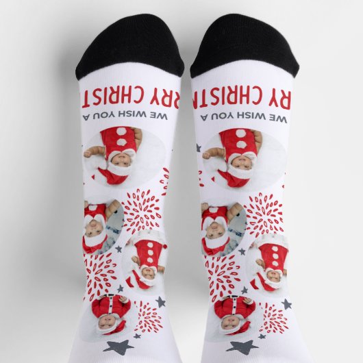 ベビーカスタム地球に優しプレミアムクルー ソックス (上部)