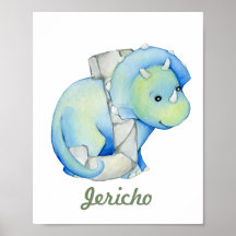 ベビーカスタム子供部屋デコールかわいい恐竜の文字J