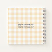 ベビーカスタム記念フォトメモリージャーナル1年目 ノートブック (裏面)