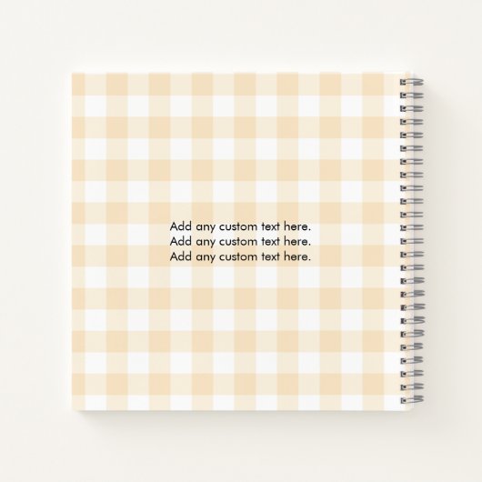 ベビーカスタム記念フォトメモリージャーナル1年目 ノートブック (裏面)