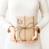 ベビーカスタム誕生日ステッカー党の好意ウッドランド シール