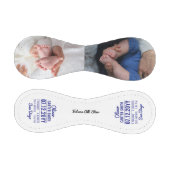 ベビーカスタム誕生発表統計生まれたばかりの写真 野球ボール (パネル)