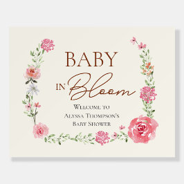 ベビーカスタム開花花赤ちゃんシャワー歓迎