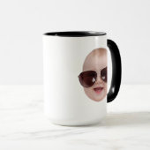 ベビーカスタム顔グランドパギフトパパ誕生日ギフト マグカップ (正面右)