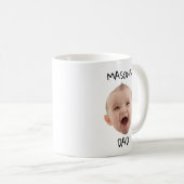 ベビーカスタム顔フォトコーヒーマグ、母の日Ba コーヒーマグカップ (正面右)