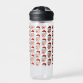ベビーカスタム顔フォトサンタハットクリスマス ウォーターボトル (正面)