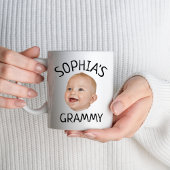 ベビーカスタム顔ベビーフォトグラミー誕生日パーティー マグカップ