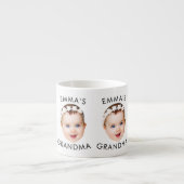 ベビーカスタム顔マグモマグランマグランドパ誕生日 エスプレッソカップ (正面)