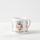 ベビーカスタム顔マグモマグランマグランドパ誕生日 エスプレッソカップ (正面右)