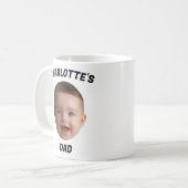 ベビーカスタム顔マグ、カスタムニューダッドマグ コーヒーマグカップ (正面左)