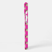 ベビーカスタム顔、カスタム家族3枚の写真 iPhoneケース (左側面)