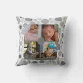 ベビーカスタム4フォトコラージュ クッション (裏面)