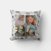 ベビーカスタム4フォトコラージュ クッション (正面)
