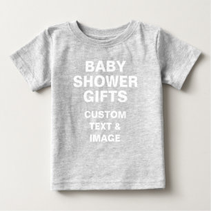 ベビーカスタムTシャツベビーシャワーギフト ベビーTシャツ