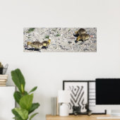 ベビーカナダゲーゼポスター ポスター (ホームオフィス)