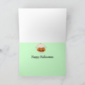 ベビーカボチャ私の最初のハロウィーングリーティングカード カード (内部)