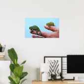 ベビーカメレオン視点 ポスター (ホームオフィス)