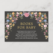 ベビーカラフルガール向けワイルドフラワーフェスタ エンクロージャーカード (正面)