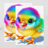 ベビーカラフルチキン シーズンカード (正面/裏面)
