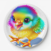 ベビーカラフルチキン ペーパープレート (正面)