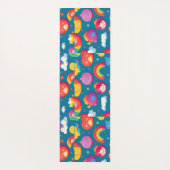 ベビーカラフルパーソナライズされた模様 ヨガマット (裏面)