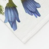 ベビーカラフルヤギと蝶と花 フリースブランケット (角)