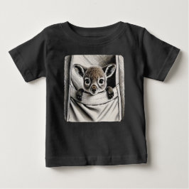 ベビーカンガルーかわいいジョーイ ベビーTシャツ