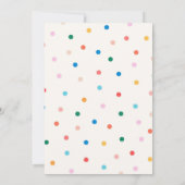 ベビーカンガルーへのベビーシャワーの招待 招待状 (裏面)