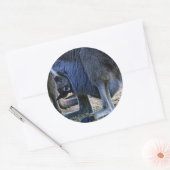 ベビーカンガルー母ポーチ – オーストラリア ラウンドシール (封筒)