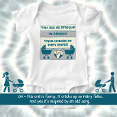 ベビーカーとおむつ ベビーボディスーツ