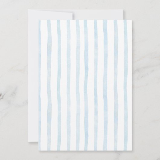 ベビーカーの赤ちゃんシャワーを持つ小さなカウボーイ 招待状 (裏面)