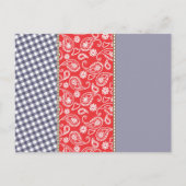 ベビーカードのためのカウボーイのベビーシャワーの願い インビテーションポストカード (裏面)