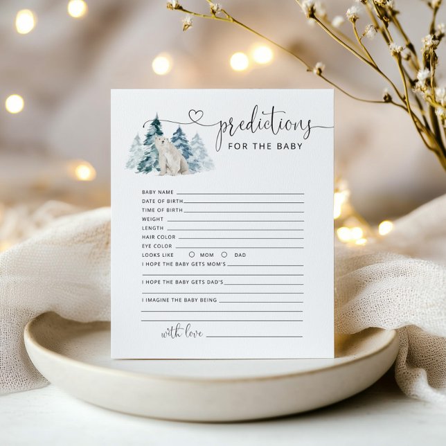 ベビーカードのホッキョクグマ予測 (クリエイターアップロード済み)