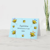 ベビーカードの到着おめでとう カード (正面)