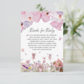 ベビーカードの本 – Pink Fairy Baby Shower エンクロージャーカード (スタンド正面)
