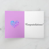 ベビーカードの誕生おめでとう カード (内部)