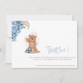 ベビーカードの青い赤サンキューちゃんシャワー (正面)